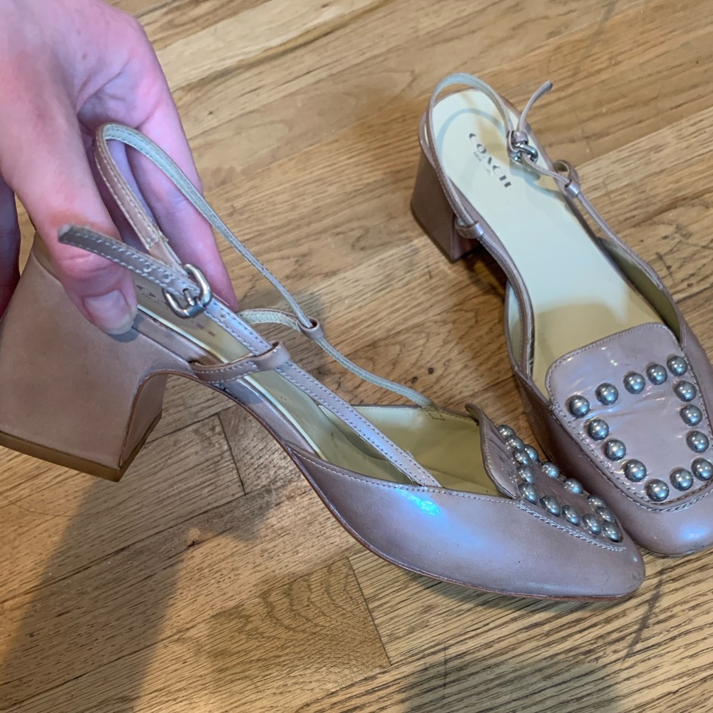 Vintage Coach Heels / sandals